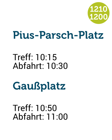 Anfahrt Radparade 2025