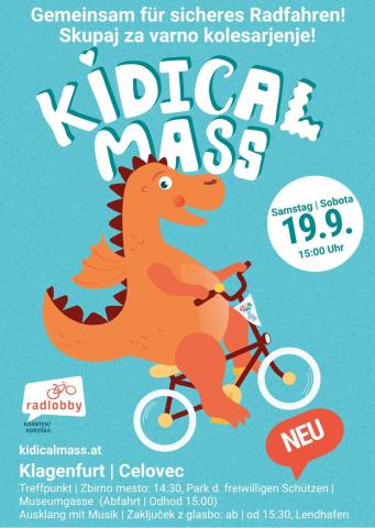 Kidical Mass Klagenfurt Flyer Vorderseite