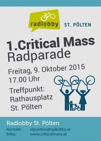 St.Pölten Critical Mass 9. Oktober 2015