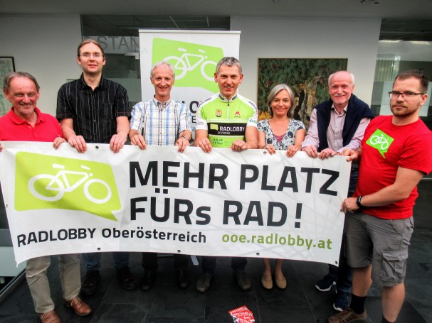 Vorstandsteam der Radlobby Oberösterreich