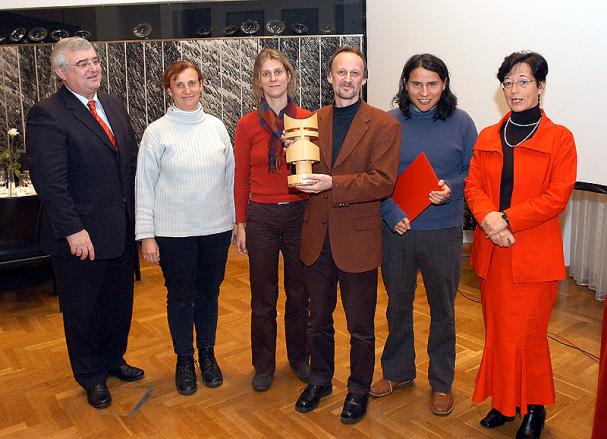 Überreichung des Umweltpreis IRIS der Stadt Linz 2004