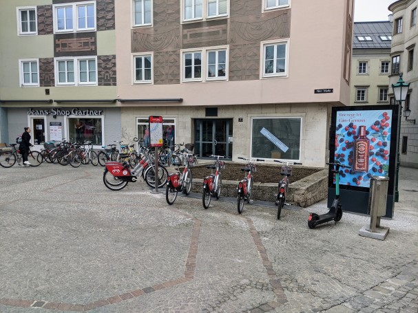 City Bike Linz Station am Alten Markt
