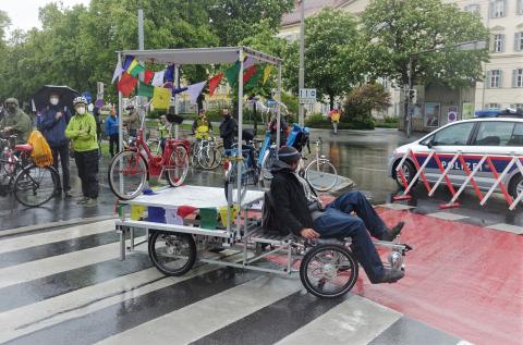 XYZ-Lastenrad beim Ringradeln