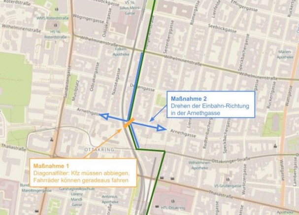 Vorschlag Verkehrsorganisation Weinheimergasse-Heigerleinstraße