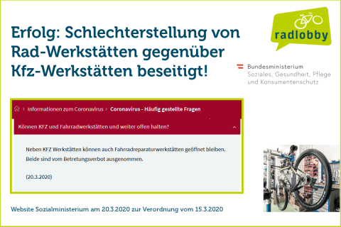 Covid 19 Schutzmassnahme Radfahren Radlobby