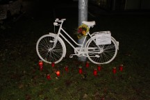 Das Ghost Bike in Lauterach